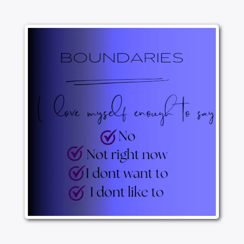 Boundaries